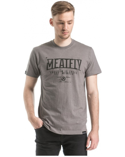 MEATFLY tričko SPEED concrete heather