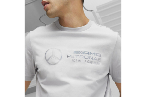 MERCEDES tričko AMG Petronas F1 Logo silver