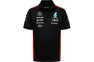 MERCEDES polo triko AMG Petronas F1 Replica black