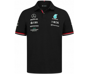 MERCEDES polo triko AMG Petronas F1 Team black