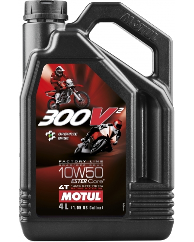MOTUL motorový olej 300V2 FACTORY LINE 4T 10W50 4L