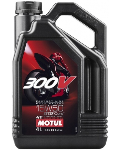 MOTUL motorový olej 300V FACTORY LINE ROAD RACING 4T 15W50 4L