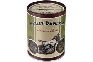 NOSTALGIC ART pokladnička HARLEY-DAVIDSON Knucklehead brown