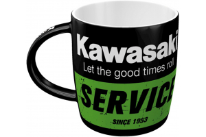 NOSTALGIC ART hrnček KAWASAKI Service black/green