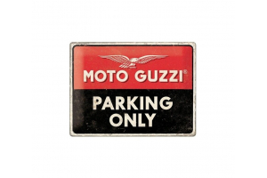 NOSTALGIC ART parkovací cedule MOTO GUZZI black/red
