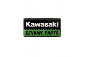 NOSTALGIC ART ceduľa KAWASAKI GENUINE PARTS black/green