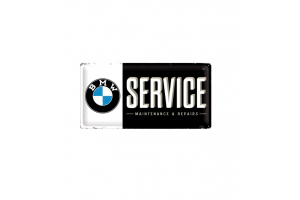 NOSTALGIC ART cedule BMW SERVICE black/white