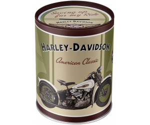 NOSTALGIC ART pokladnička HARLEY-DAVIDSON Knucklehead brown