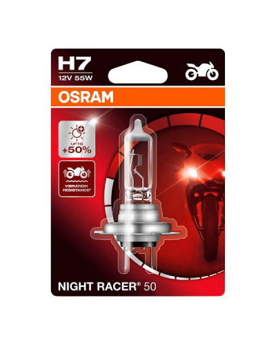 OSRAM night racer 50 lamp  246515153 64210NR5-01B PX26d H7 blister