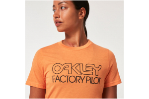 OAKLEY tričko FACTORY PILOT dámske soft orange