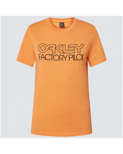 OAKLEY triko FACTORY PILOT dámské soft orange