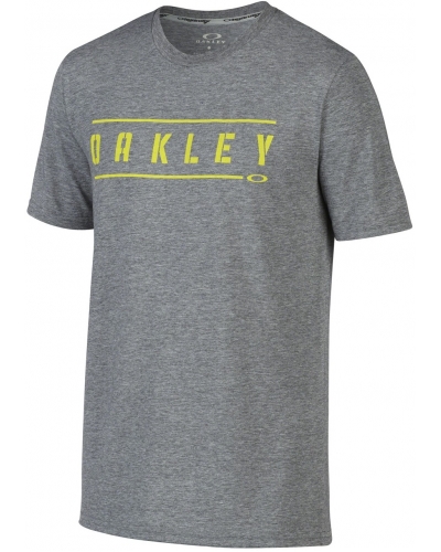 OAKLEY triko O-DOUBLE STACK athletic heather grey