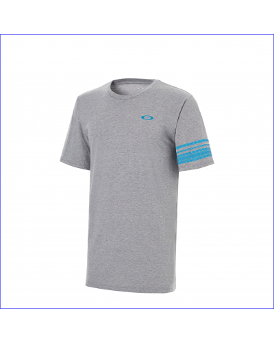 OAKLEY tričko 50-GEO SLEEVE athletic heather grey