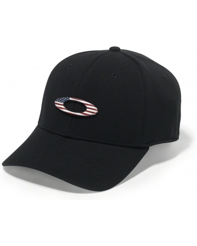 OAKLEY kšiltovka TINCAN CAP black/american flag