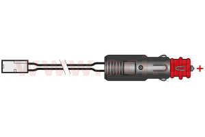 OXFORD kábel so zásuvkou 12V pre nabíjačky Maximiser a Oximiser dĺžka kábla 3 m