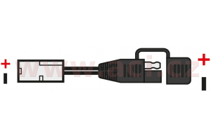 OXFORD redukce kabelu pro nabíječky Oximiser konektor SAE