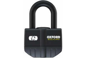 OXFORD zámek U profil BIG BOSS ALARM integrovaný alarm průměr čepu 16 mm černý