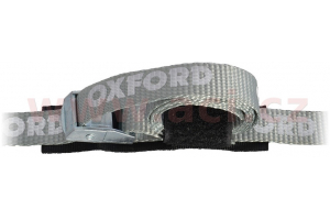 OXFORD popruhy Cam Straps nastavitelné s fixací volného konce pomocí suchého zipu šedé 1 pár