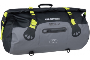 OXFORD vodotesný vak Aqua T-30 Roll Bag čierny/sivý/žltý fluo objem 30 l