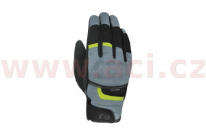 OXFORD rukavice BRISBANE AIR šedé/černé/žluté fluo