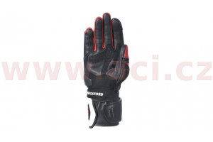 OXFORD rukavice RP-2R biele/čierne/červené