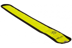 OXFORD reflexní pásek Bright Halo se světlem z optických vláken žlutá fluo rozměry D x Š = 353 x 45 mm