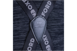 OXFORD kšandy LOGO černé/šedé šířka 50 mm 4 přezky