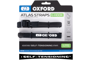 OXFORD zavazadlové popruhy Atlas G-Hook černá 17mm x 2m