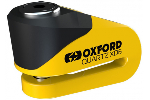 OXFORD kotúčový zámok QUARTZ XD6 LK207 black / yellow