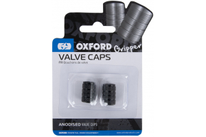 OXFORD čepičky ventilku VALVE CAPS OX765 black