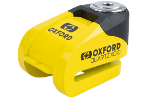 OXFORD kotúčový zámok QUARTZ XD10 LK209 black/yellow