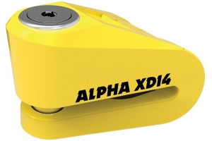 OXFORD kotoučový zámek ALPHA XD14 LK276 yellow