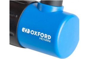 OXFORD zámok U profil HD MINI čierny/modrý priemer čapu 14 mm
