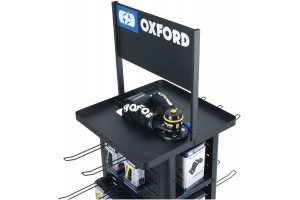 OXFORD prezentační stojan v podobě ostrůvku umístitelného do prostoru prodejen ŠxHLxV = 554x554x1617 mm