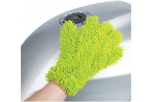 OXFORD umývacie rukavice NOODLE WASH GLOVE mikrovlákno zelená fluo