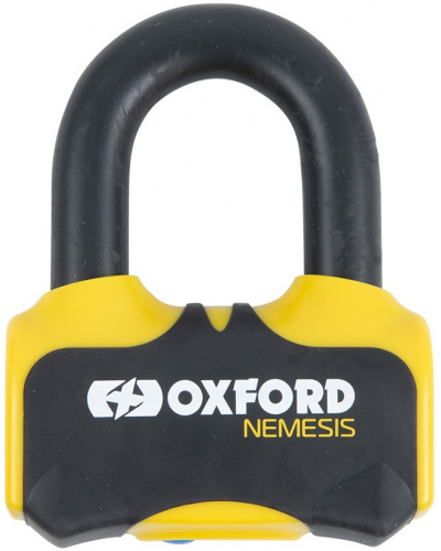 OXFORD zámek U profil NEMESIS průměr čepu 16 mm žlutý