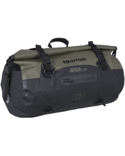 OXFORD vodotěsný vak Aqua T-30 Roll Bag khaki/černý objem 30 l