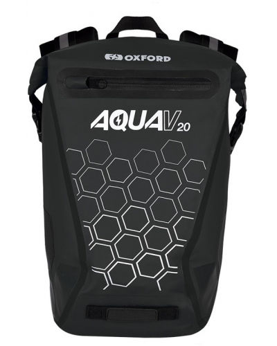 OXFORD vodotesný batoh AQUA V20 čierna objem 20 L
