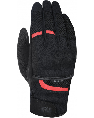 OXFORD rukavice BRISBANE AIR čierne/červené