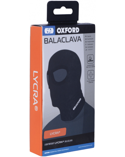 OXFORD kukla BALACLAVA LYCRA CA010 black