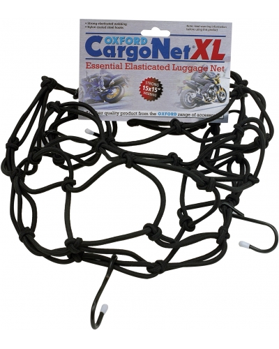OXFORD sieť CARGO NET XL 43x43cm OF177 black