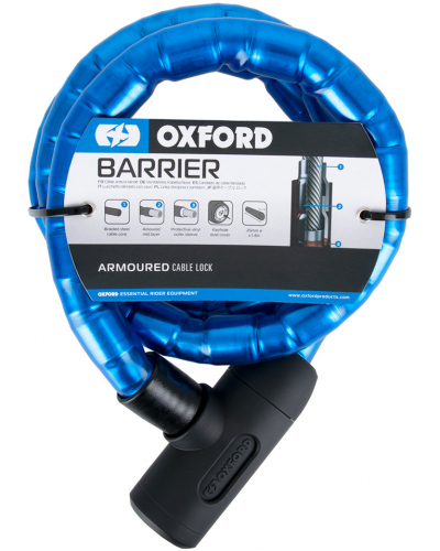 OXFORD lanový zámek BARRIER LK136 blue