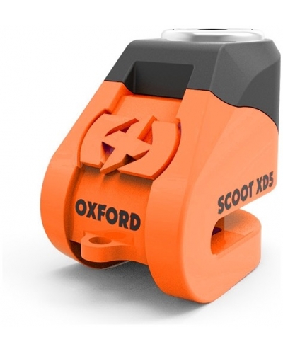 OXFORD kotoučový zámek SCOOT XD5 LK261 orange/black