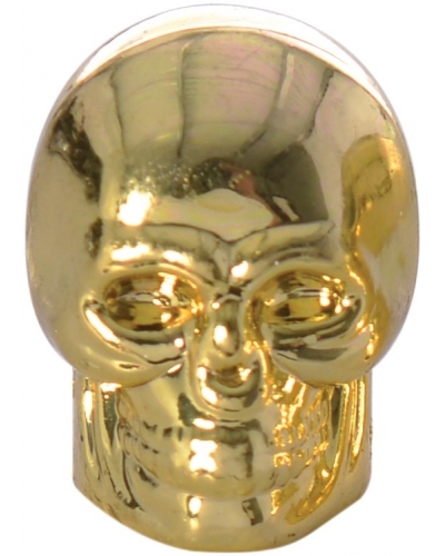 OXFORD čiapočky ventilov SKULL OF894G gold