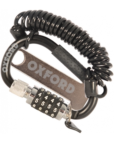 OXFORD zámek na přilbu LIDLOCK OX623 black