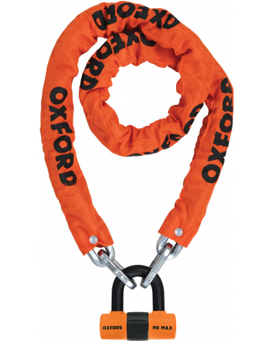 OXFORD reťazový zámok HEAVY DUTY LK145 1.5m orange