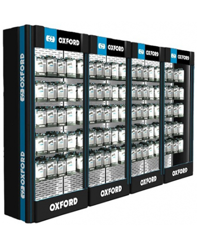 OXFORD prezentační stěna Premium Advanced s rastrem pro drátový program sestava 4ks ŠxVxHL = 3740x2290x550 mm