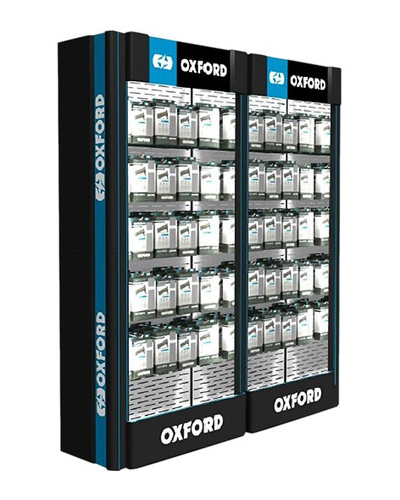 OXFORD prezentační stěna Premium Advanced s rastrem pro drátový program sestava 2ks ŠxVxHL = 1940x2290x550 mm