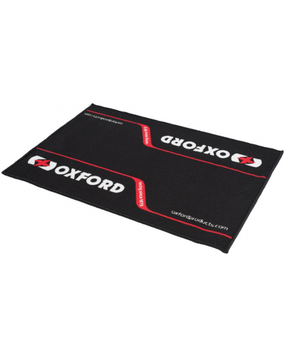 OXFORD rohožka pred vstupné dvere RACE čierna/biela/červená rozmer 90 x 60 cm