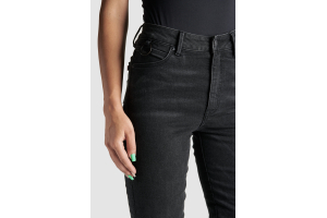 PANDO MOTO nohavice jeans KUSARI COR 01 dámske washed black